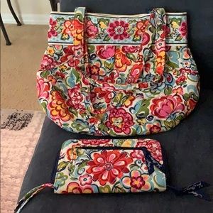 Vera Bradley purse and wallet